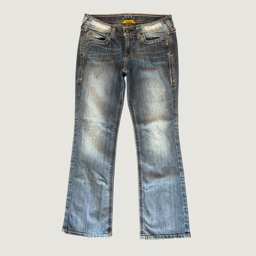 Ariat Amber Bootcut Jeans Women's 28Sโ Medium Wash Embroidered Pockets Denim